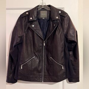 Maurices Purple/Brown Moto Jacket